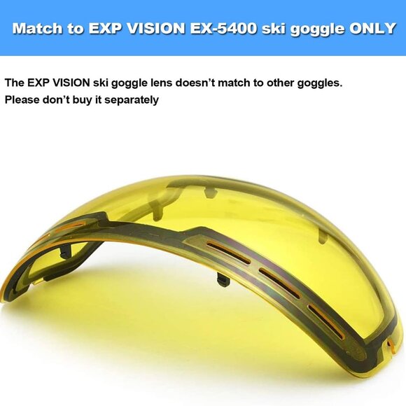 Snowboard Ski Goggles and Detachable Lens - Picture 2 of 6